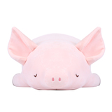 粉色豬公仔抱枕